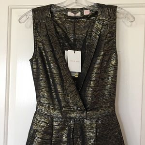 Sass & Bide Gold/Black Jumpsuit